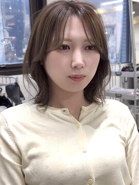 クレム 博多駅店(ChLem) ミディアムレイヤー　博多美容室