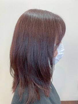 ファム 十日市店(femme) ローズ×ミディアムレイヤー