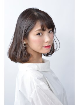 インフィニティ 新富町(Infinity) 黒髪で小顔☆大人っぽさが魅力的なボブ☆