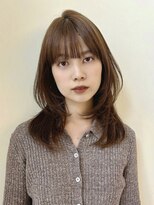 カナン 銀座(CANAAN)&nbsp;【韓国スタイル】レイヤーカット×ブラウンベージュ