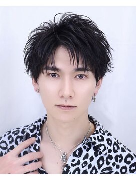 オーシャントーキョー 仙台(OCEAN TOKYO) ツイストスパイラルマッシュ刈り上げツーブロックメンズパーマ