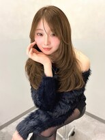 サロウィン 栄3丁目店(SALOWIN)&nbsp;【TAKAHIDE】ザクザクレイヤー×ライトブラウン