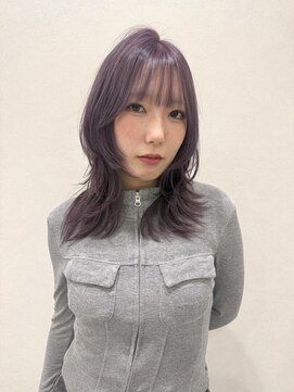 イロ(iro) レイヤーカット×ラベンダー