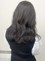 パークレーン アイス イヴェン(park lane ICI yeven) ブリーチなしロングレイヤーボブダブルカラー春カラーグレージュ