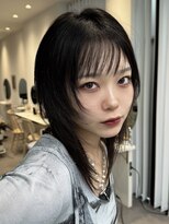 シティーバイローウェ 表参道(City/louwe)&nbsp;ミディアムレイヤー×ハッシュカット