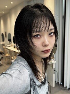 シティーバイローウェ 表参道(City/louwe) ミディアムレイヤー×ハッシュカット