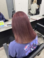 プライズ 所沢プロぺ通り店(prize)&nbsp;透明感ピンクラベンダーブリーチカラー◎韓国風くびれミディ所沢