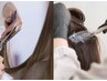 【広告掲載中!カットカラーコース】 カットカラー+美髪補正TRorヘッドスパ