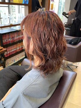 アルバ ヘアリゾート(ALBA) ワンホンレイヤー/ミルクティーブロンド/ダークブルー/三鷹