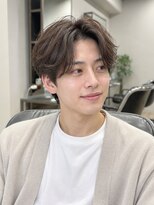 メンズルーパ 三宮 元町(Men's LOOPA)&nbsp;上品ナチュラルセンターパート/メンズ/神戸/三宮