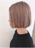 《LOVEST甲村》色落ちも綺麗に！ピンクベージュカラー
