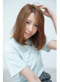 【奈良/富雄nao*c】大人かわいい小顔☆ナチュラルミディアムボブ