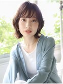 大人かわいい外ハネナチュラルボブ 浅草 美容室