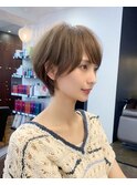 【アフロート】ひし形小顔ショート