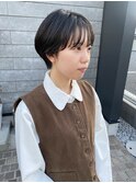 丸みショート/髪質改善【鎌倉】