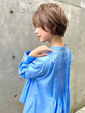 ジエクト 本店(The Ect) ステップボーンカット×フレンチカジュアル×デザインカラー