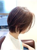 ☆20代30代40代から人気　丸みショート/ボブ/ココアベージュ☆