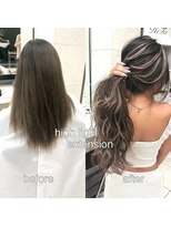 リア 大阪梅田(Ria)&nbsp;～ハイライト　シールエクステ60本～【Ria 大阪 梅田】