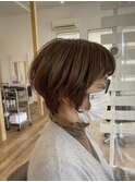 ワンカールパーマショート