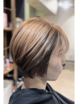 クラッチバイシオンアグリゲイト(CLUTCH by Zi-on aggregate) アンブレラカラー★逆インナーカラー/ハイトーンカラー/ヌナボブ