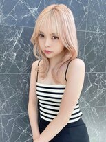 アッシュ 宮前平店(Ash) ミディアムヘア／メルティーカラー