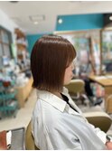 切りっぱなしボブ