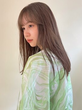 トナリ(tonari) アッシュカラー くすみベージュ 髪質改善 韓国【鹿児島中央】