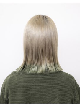 ルプラ ガーデン(le-pla garden) エンドカラー#切りっぱなしボブ#ケアブリーチ#ダブルカラー