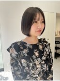前下がりナチュラル韓国ボブ!担当ニキ