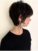前髪　こなれミディ　イメチェン　ウェーブパーマ　韓国マッシュ