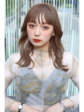 エトラ 渋谷店(etora) ★こなれミディ イメチェンくびれレイヤー 小顔 ネビージュ