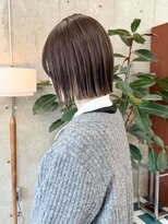 ノエ(noe) ミニボブ/オリーブグレージュ/20代30代yr80