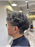 メンズショートパーマ