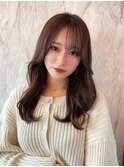 メルティカラー×ウェーブミディアム[似合わせカット/韓国]