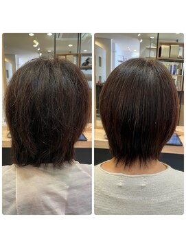 スープル オザキヤマ(SOUPLE.ozakiyama) 【髪質改善x縮毛矯正】SILKストレート