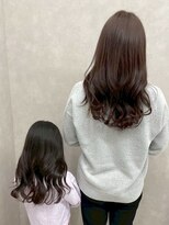 ロウ 札幌(ROW)&nbsp;親子カットゆる巻きロング/札幌大通駅個室美容室