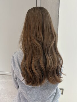 ヨーク(YOKE) 【YOKE】ミルクティーベージュブリーチニュアンスカラー