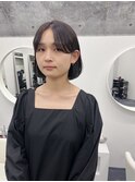 【村松美穂】ニュアンスボブ×地毛風カラー