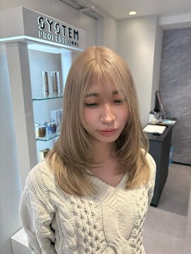 アルドーレフィエロ シンサイバシ(Ardore fiero shinsaibashi) ケアブリーチで作るブロンドカラー♪