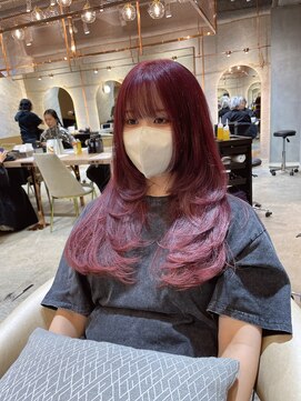 ロンド エスポワール 錦糸町(Lond espoir) 髪質改善縮毛矯正レイヤーカット顔周り前髪韓国ミニウルフ錦糸町