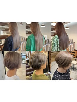 【白髪ぼかしカラー専門/髪質改善】女性同士だから話しやすい♪白髪や艶髪のご相談もお気軽にどうぞ!