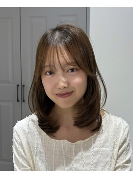 エンバイユアーズ 飯田橋店(eN° by youres) レイヤーカット ミディアムレイヤー ミディアムヘア