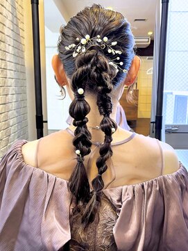 ザブックハンドサロン(The book hand salon) ヘアアレンジ