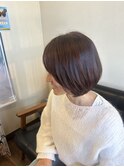 ふんわりボブへア