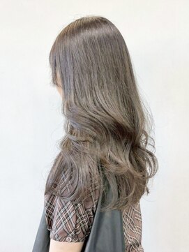 ヘアー アイス 御器所本店(HAIR ICI) ブリーチなしショコラブラウングレージュレイヤー冬カラー