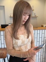 アンレッグス(ann LEGS)&nbsp;ブリーチ/透明感ベージュカラー／イルミナカラー/20代30代