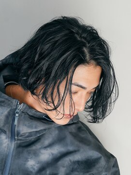 フィフス(fifth) ミディアムセンターパートウルフ緩めルーズパーマfifth20代30代