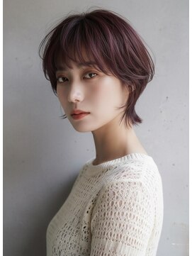 ヘアーメイクパウダー 天王寺寺田町店(Hair make powder) 大人可愛い20代30代40代50代小顔ウルフレイヤーピンクブラウン