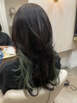 エメ(aimer)&nbsp;イヤリングカラー×ハイレイヤーウルフ♪