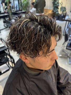 サップ 茨木店(Sup) メンズパーマ/ハイライト